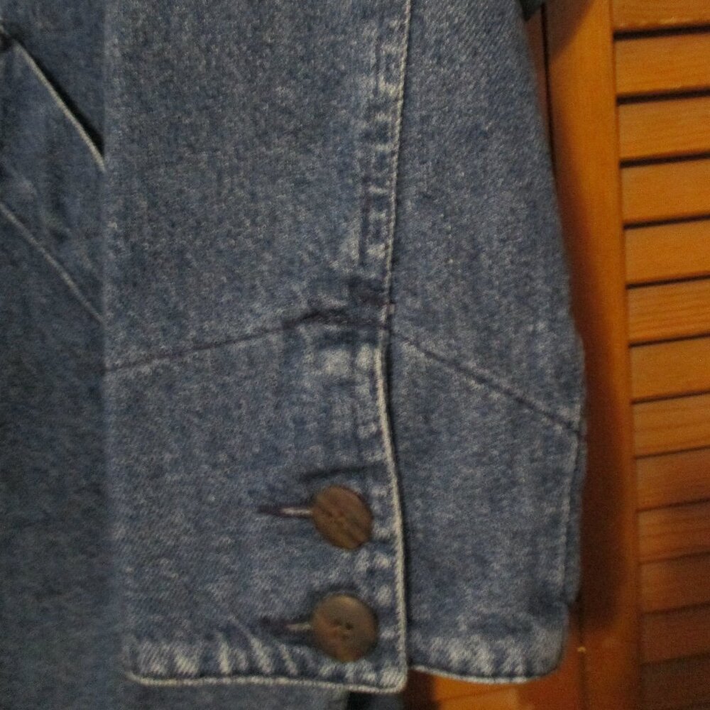 Dockers by Levi's Vintage Barn Chore Utility Denim Jacket for Women size M - Picture 5 of 12